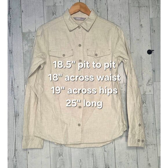 Stio Flannel Button Up/ Down Shirt Normcore Gorpcore Cabincore Preppy Sz. S - Picture 2 of 5